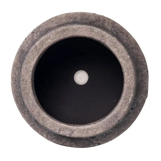 Alt view image 4 of 7 - Better Homes & Gardens Alexander Round Ceramic Plant Planter, Black, 6 in x 5.4 in