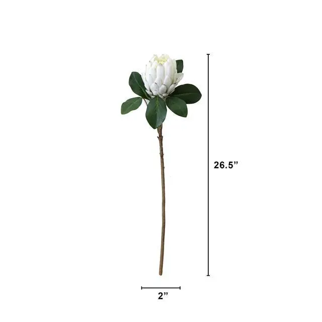 Alt view image 4 of 5 - Mainstays 26.5"L Artificial Indoor Silk Protea Stem