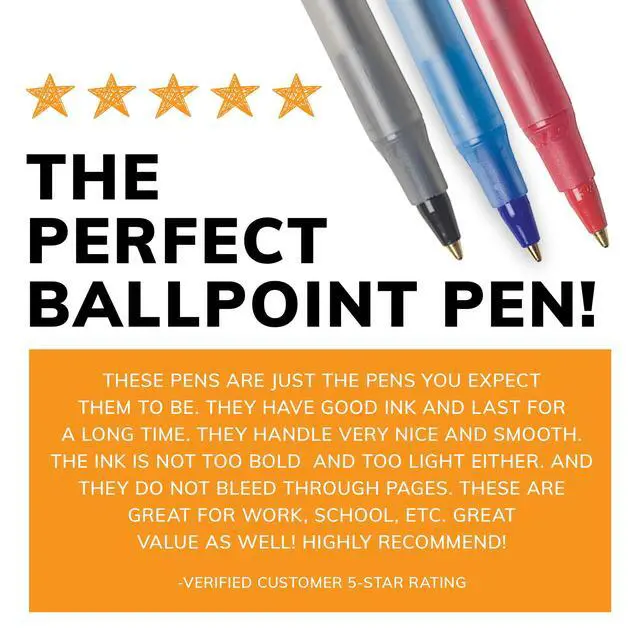Alt view image 7 of 7 - BIC Round Stic Xtra Life Assorted Ink Ballpoint Pens, Medium Point, 1.0mm, 60 Count