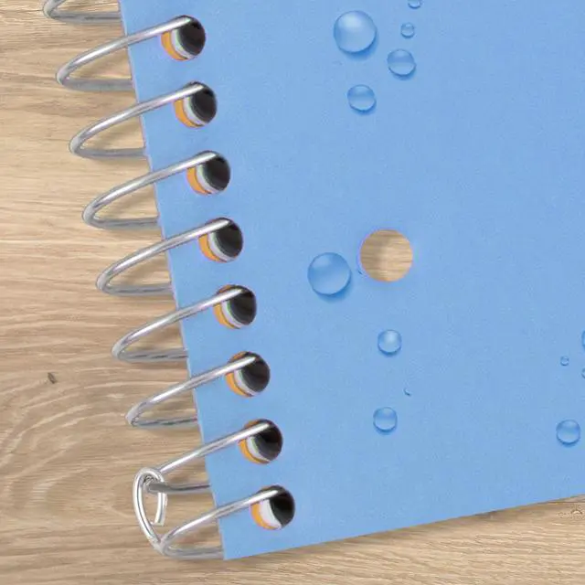 Alt view image 6 of 6 - (2 pack) Five Star Spiral Notebook Plus Study App 1 Subject Wide Ruled 8 x 10 12 Sky Blue