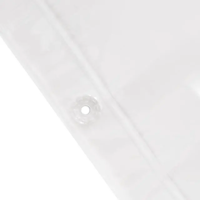 Alt view image 6 of 7 - (2 pack) Mainstays Light Weight PEVA Shower Liner, 70 in x 71 in, Clear