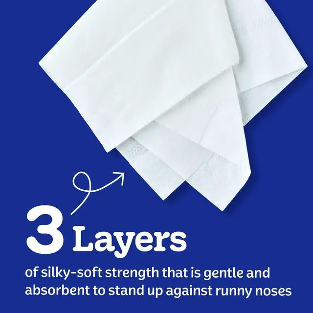 Alt view image 2 of 7 - Kleenex Ultra Soft 3-Ply Cube Box Facial Tissues, 4 Pack (240 Total Tissues)
