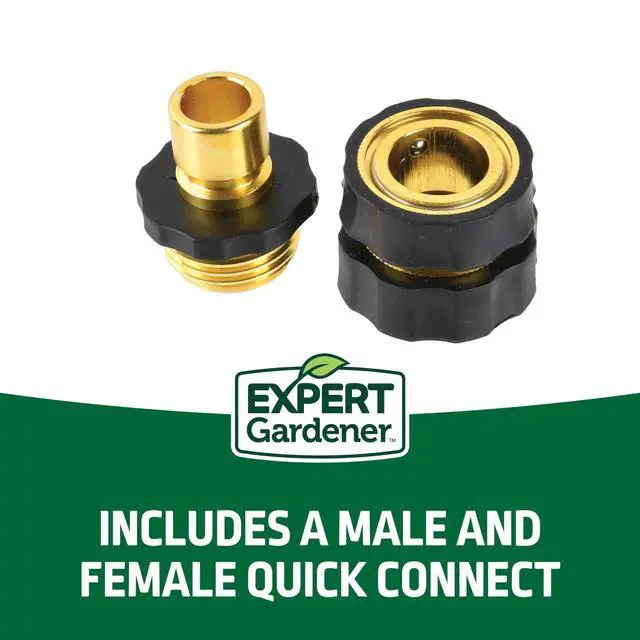 Alt view image 4 of 7 - Expert Gardener Aluminum Quick Hose Connector Set