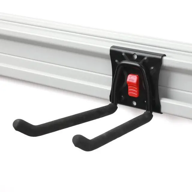Alt view image 2 of 7 - Hyper Tough Quick Release 6-inch Straight Hook for Snap Rail System