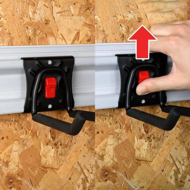 Alt view image 4 of 7 - Hyper Tough Quick Release 6-inch Straight Hook for Snap Rail System