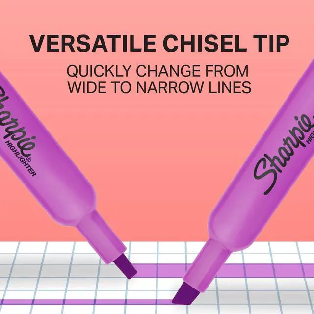 Alt view image 2 of 5 - Sharpie Tank Highlighters, Assorted, Chisel Tip, 12 Count