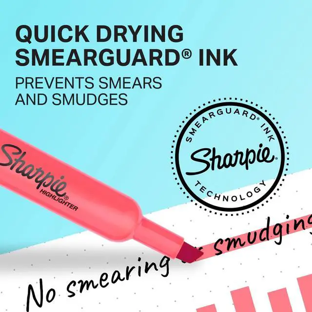 Alt view image 5 of 5 - Sharpie Tank Highlighters, Assorted, Chisel Tip, 12 Count