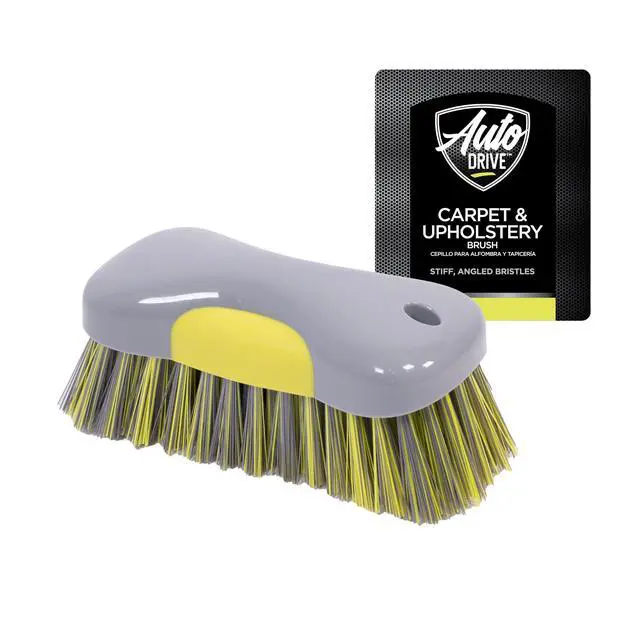Alt view image 2 of 7 - Auto Drive Stiff Bristle Scrub Brush for Carpet and Upholstery Cleaning