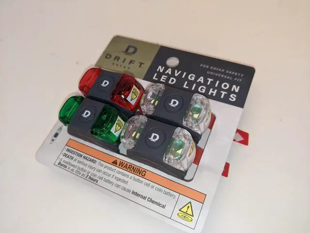 Alt view image 6 of 7 - D DRIFT ALL THINGS WATER 4-Pack Kayak Navigation Lights
