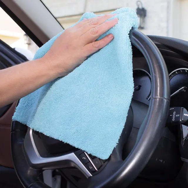 Alt view image 4 of 7 - Auto Drive Car Wash Microfiber Towel, 10 Count, 15" x 15", A