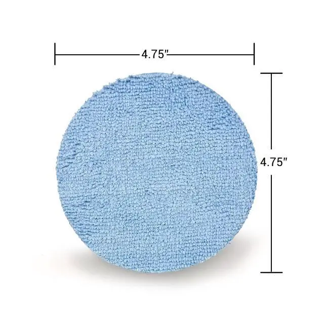 Alt view image 4 of 7 - Auto Drive Microfiber Car Applicator Pads, Wax & Polish, Edgeless Design, 5 pack