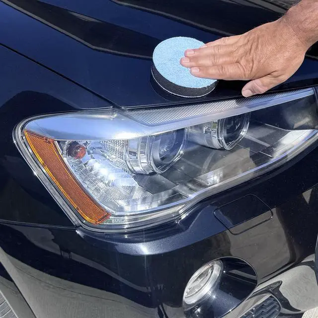 Alt view image 5 of 7 - Auto Drive Microfiber Car Applicator Pads, Wax & Polish, Edgeless Design, 5 pack