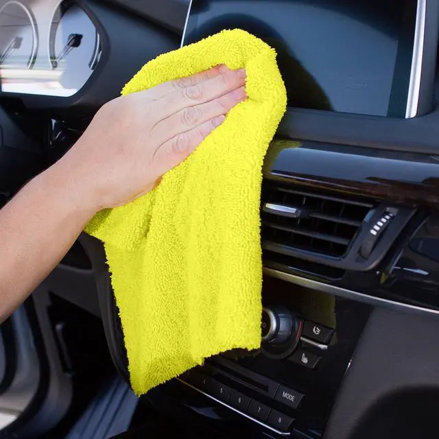 Alt view image 7 of 7 - Auto Drive Car Wash Microfiber Towel, 10 Count, 15" x 15", A