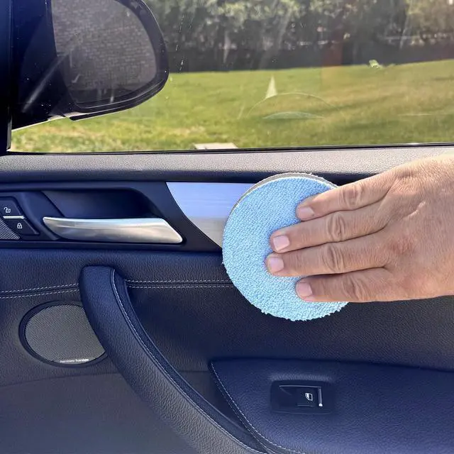 Alt view image 7 of 7 - Auto Drive Microfiber Car Applicator Pads, Wax & Polish, Edgeless Design, 5 pack