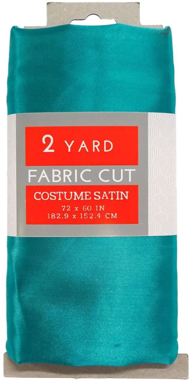 Main image of Shason Textile Special Occasion Costume Satin 2 Yards Precut Fabric, Turquoise