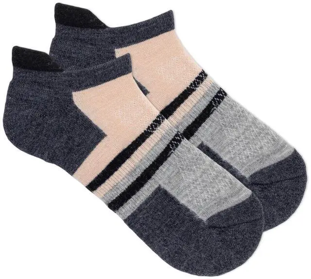 Main image of Ozark Trail Women's Merino Wool Blend No Show Tab Hiking Socks, 1 Pack