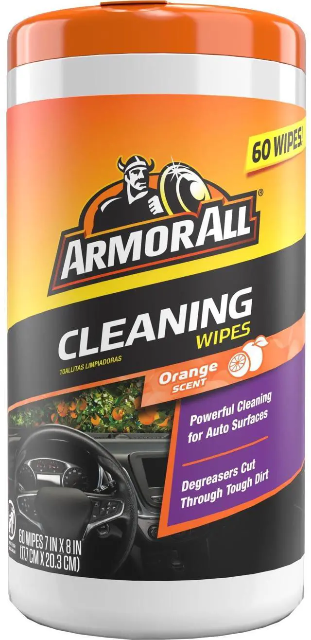 Main image of Armor All Interior Car Cleaning Wipes in Orange Scent, 60 Count