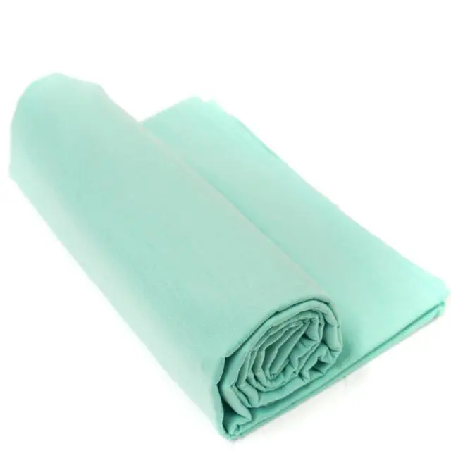 Alt view image 2 of 7 - Shason Textile Poly Cotton (3 Yards Cut) x 44" Craft Projects Quilting Precut Fabric, Aqua
