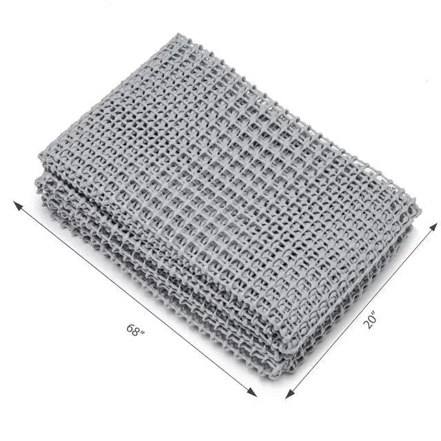 Alt view image 9 of 14 - Mainstays Non-Skid Non-Slip Rug Pad, Gray, 2' x 6'