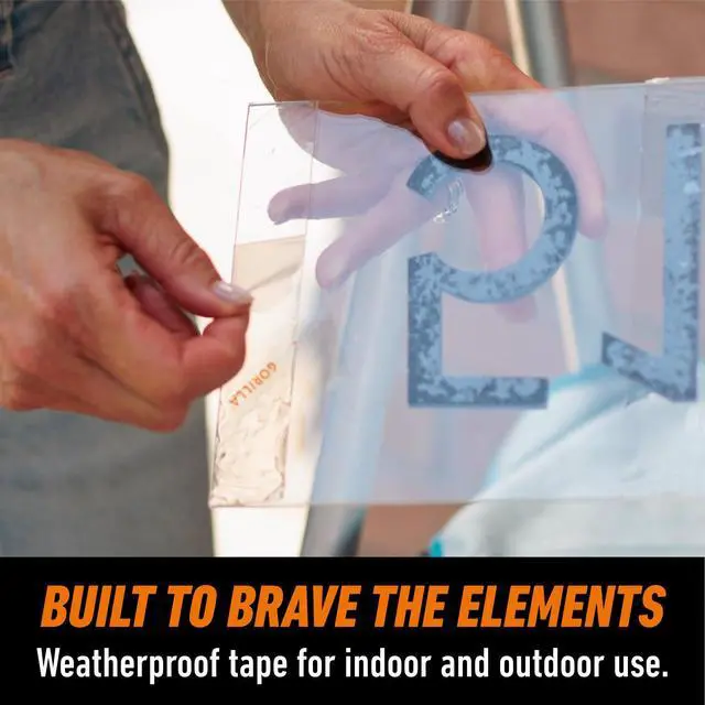 Alt view image 5 of 7 - Gorilla Clear Mounting Tape 60in Roll