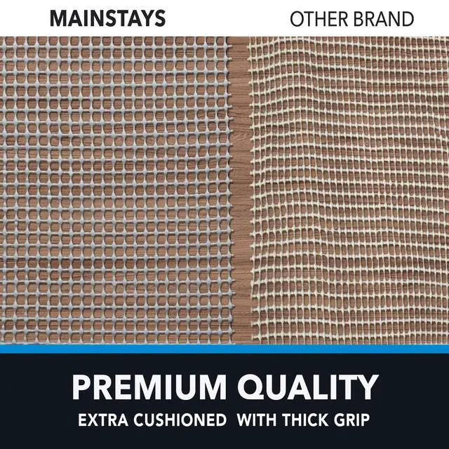 Alt view image 14 of 14 - Mainstays Non-Skid Non-Slip Rug Pad, Gray, 2' x 6'
