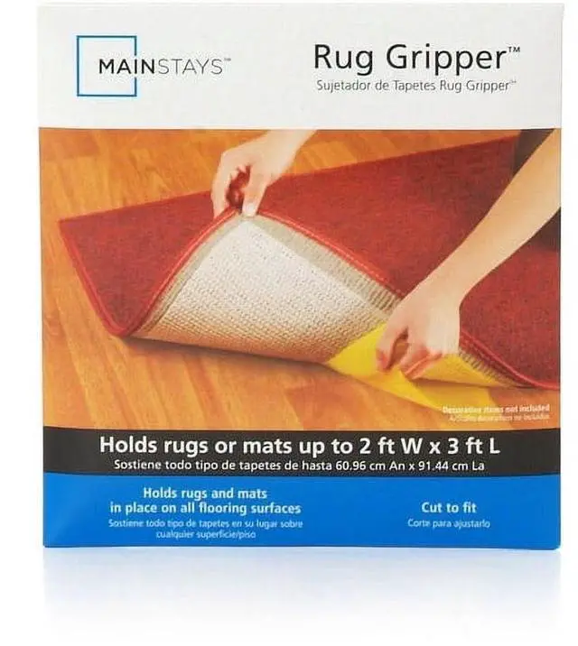 Main image of Mainstays 10" x 20" Non-Skid Non-Slip Cream Rug Pad for Indoor Use