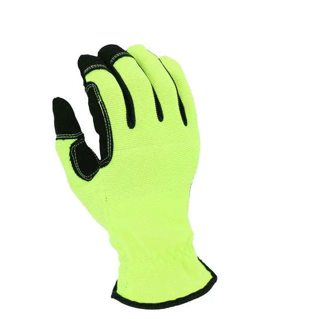 Alt view image 3 of 7 - Hyper Tough Synthetic Leather Work Gloves with Knuckle Protection, 1 Pair, Size Medium Various Color