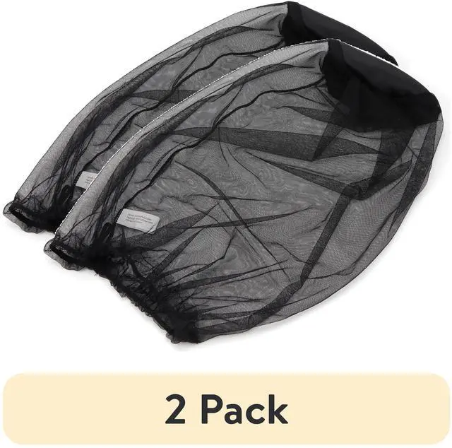 Main image of (2 pack) Ozark Trail Head Mosquito Net, Black