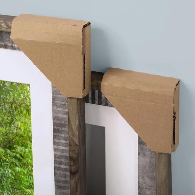 Alt view image 4 of 7 - Pen+Gear Corrugated Corners, Corner Protection, Moving & Storage, 4" x 4", Kraft, 16 Count