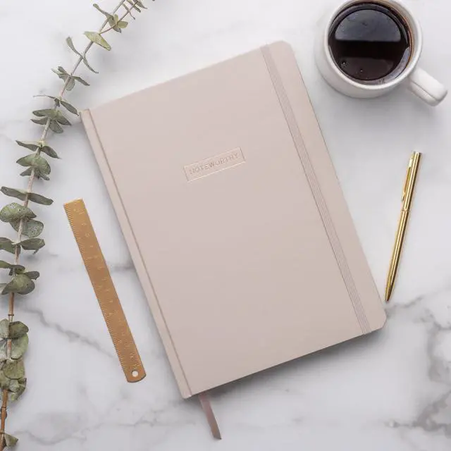 Alt view image 4 of 7 - Pen + Gear Hardcover Journal, Taupe, 7.5" x 10.25", 200 Lined Pages