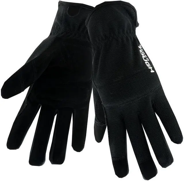 Alt view image 5 of 7 - Hyper Tough Synthetic Leather Work Gloves with Knuckle Protection, 1 Pair, Size Medium Various Color