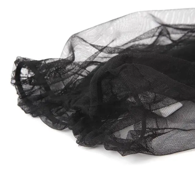 Alt view image 4 of 7 - (2 pack) Ozark Trail Head Mosquito Net, Black