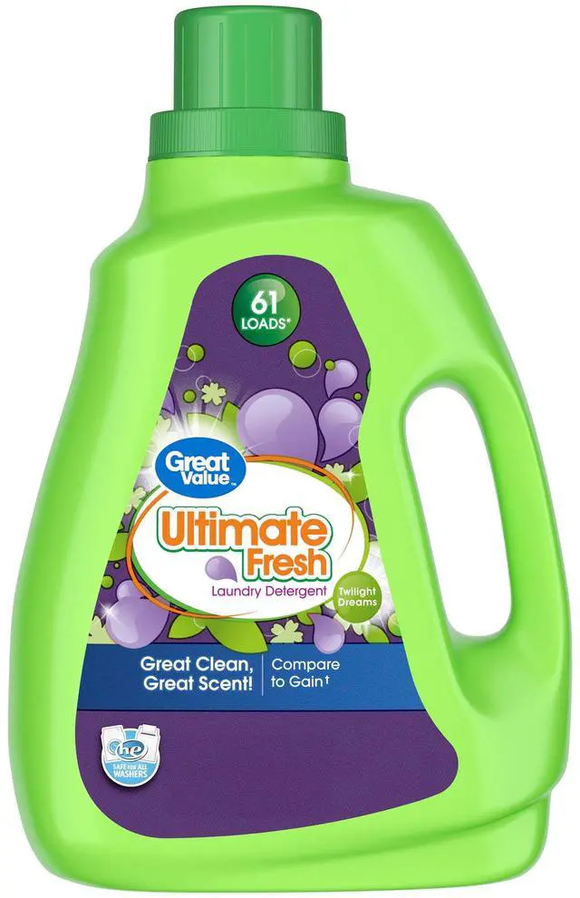 Main image of Great Value Ultimate Fresh Laundry Detergent, Twilight Dreams, 88 fl oz, 61 Loads