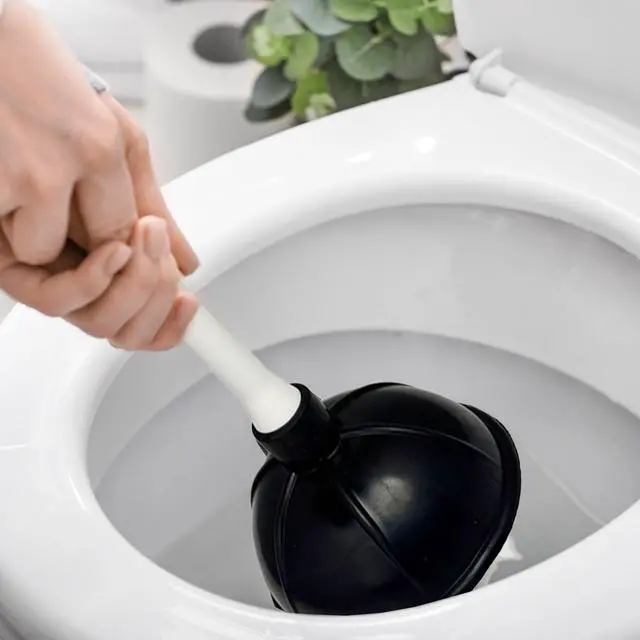 Alt view image 7 of 7 - Dr. Rooter Pro-Force Toilet Plunger with Plastic Handle and Stand, 1 Count