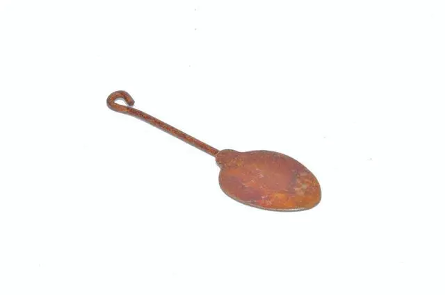 Alt view image 3 of 7 - G & F Fairy Garden Miniature Tool Set, Metal Decorative Spade, Pitchfork, Rake and Hoe, Brown, 1 Set