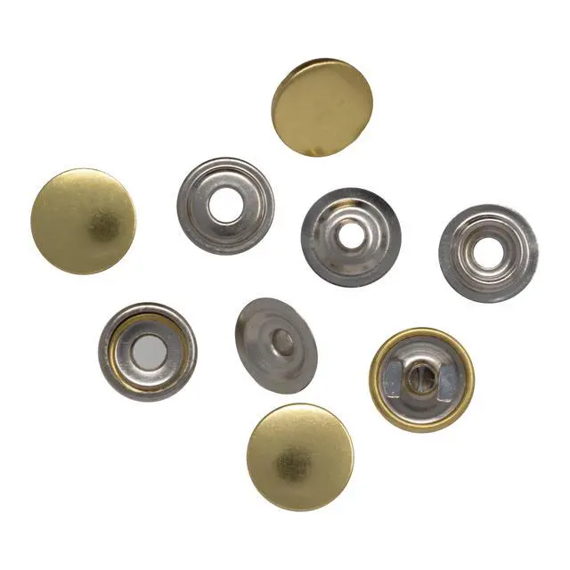 Alt view image 2 of 7 - Dritz Heavy Duty Snap Kit, 7 Count, Gold