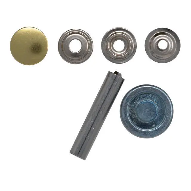 Alt view image 3 of 7 - Dritz Heavy Duty Snap Kit, 7 Count, Gold