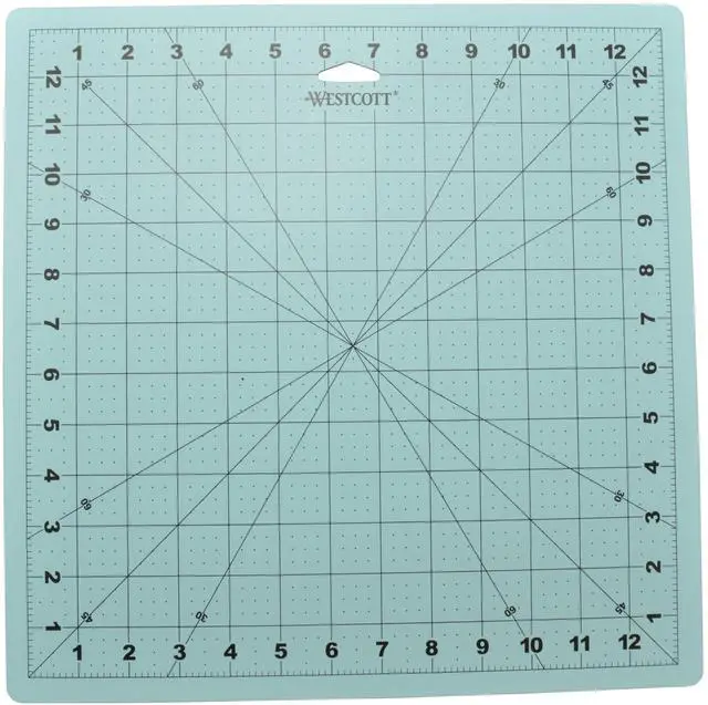 Main image of Westcott 12" x 12" Self-Healing Cutting Mat, for Craft, Blue, 1-Count