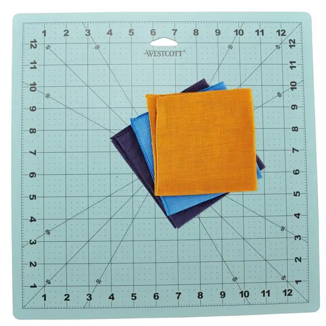 Alt view image 3 of 7 - Westcott 12" x 12" Self-Healing Cutting Mat, for Craft, Blue, 1-Count