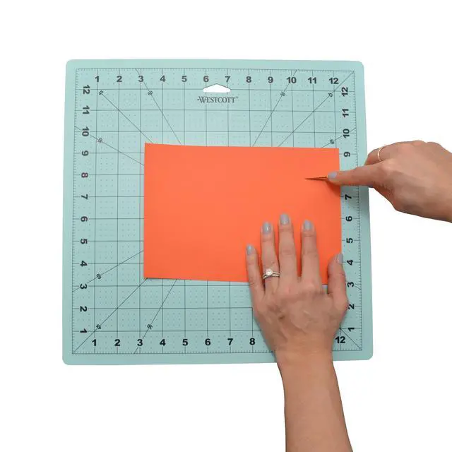 Alt view image 4 of 7 - Westcott 12" x 12" Self-Healing Cutting Mat, for Craft, Blue, 1-Count