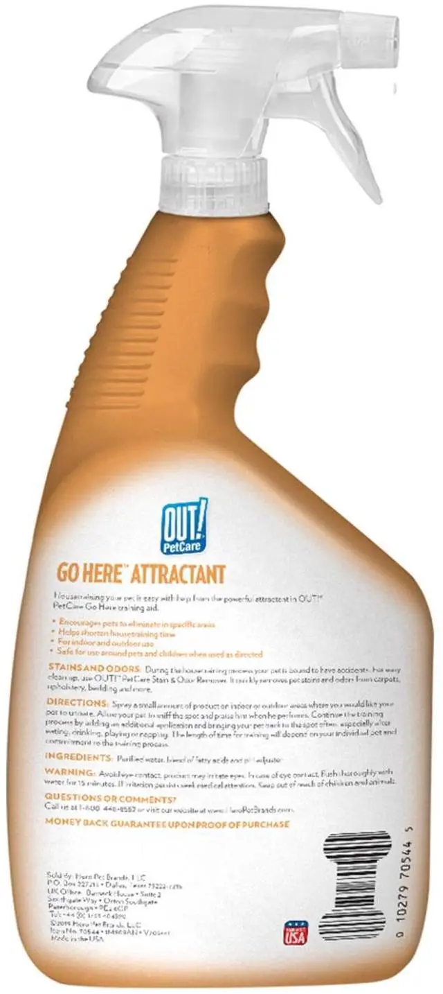 Alt view image 2 of 4 - Out! Go Here Dog Potty Training Attractant Spray, 32 fl oz