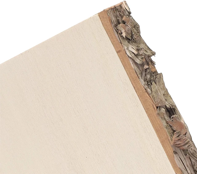 Alt view image 3 of 5 - Hampton Art Basswood Rectangle W/Bark Sm (LY)