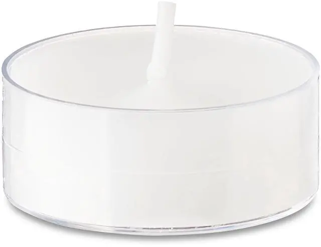 Main image of Way To Celebrate Tealight Candles, Unscented, White, 24 Pack, Plastic Cup