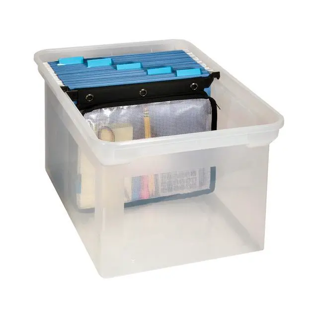 Alt view image 5 of 5 - Advantus Expanding Zipper Pouch Clear Mesh Letter Size Zipper Binders, Black