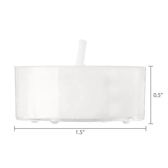 Alt view image 6 of 6 - Way To Celebrate Tealight Candles, Unscented, White, 24 Pack, Plastic Cup