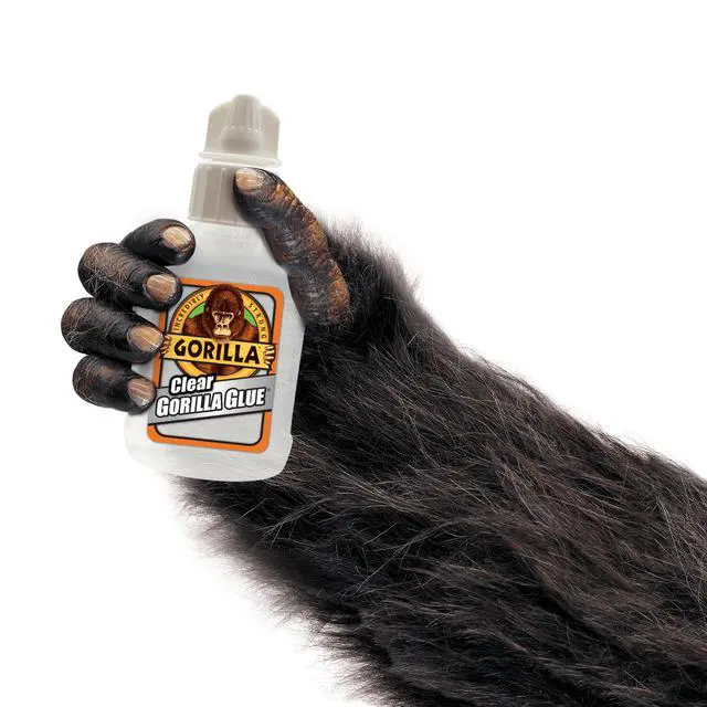 Alt view image 2 of 7 - Gorilla Glue Clear Liquid Polyurethane Glue 1.75 Ounce Bottle, full cure in 24 hours