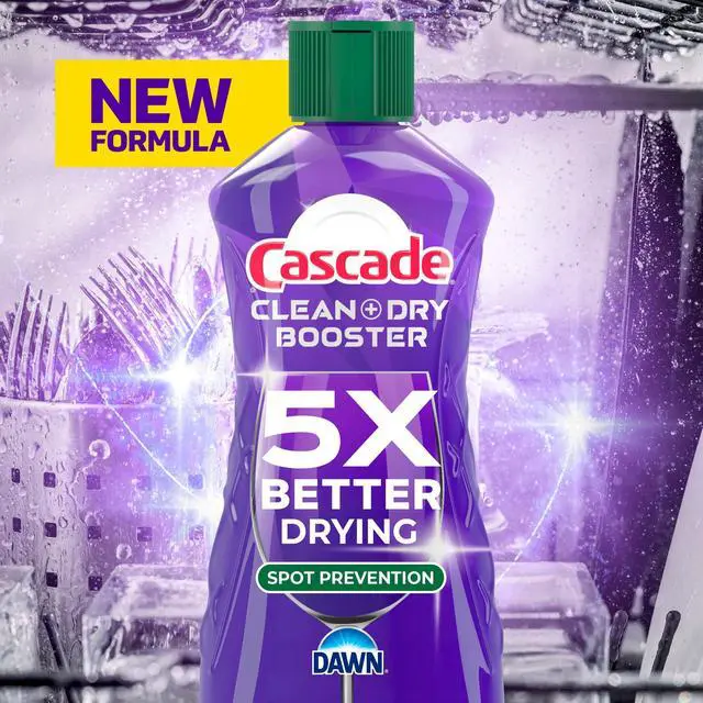 Alt view image 2 of 7 - Cascade Rinse Aid Clean & Dry Booster, 8.45oz