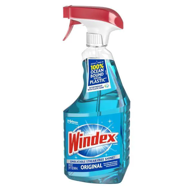 Alt view image 6 of 7 - Windex Glass, Window, and Mirror Cleaner, Original Blue, Spray Bottle, 23 fl oz