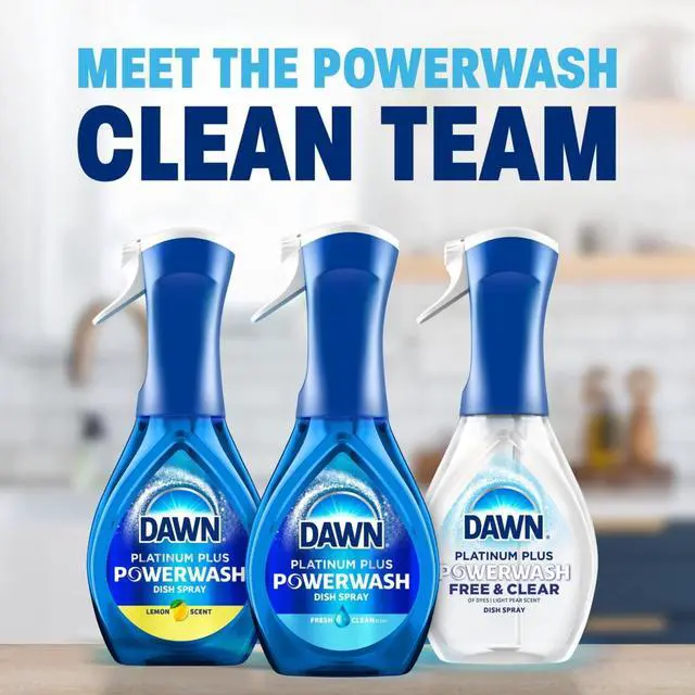 Alt view image 7 of 7 - Dawn Powerwash Spray, Dish Soap, Dishwashing Liquid, Fresh, 1 Starter Kit, 16 Fl Oz