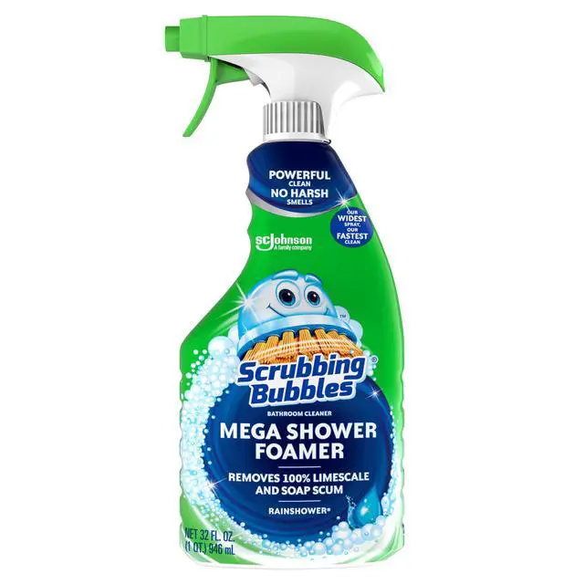 Alt view image 4 of 7 - Scrubbing Bubbles Bathroom Shower & Tub Cleaner Mega Shower Foamer Spray, Rainshower, 32 oz
